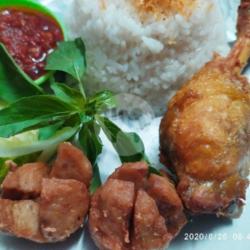 Nasi Bakwan Ayam Goreng