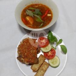 Ayam Geprek Kuah Pindang