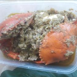 Kepiting Telur Asin Bumbu Hijau