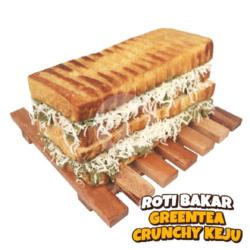 Roti Bakar Greentea Crunchy Keju