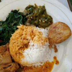 Nasi Perkedel Kentang Sayur