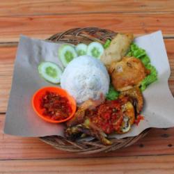 Nasi Pecel Dada   Es Tea