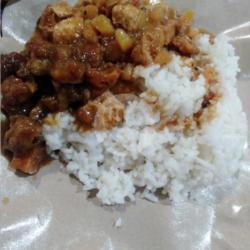 Nasi Sambel Goreng Koyor Sapi