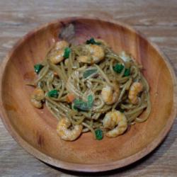 Spicy Garlic Shrimp Pasta