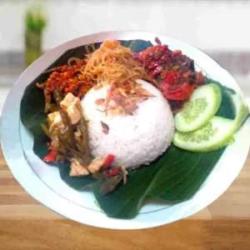 Nasi Gurih Telor Balado/dadar