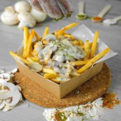 White Truffle Mushroom Fries