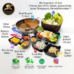 Paket Shabu-shabu Seafood Reguler Kuah Tomyam 2-5 Org (halal/frozen Food)