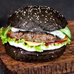 Beef Grill Burger Hitam