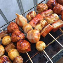 Sate Salmon Ball Bakar