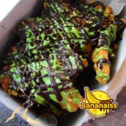 Pisang Toping Coklat Greentea