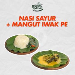 Nasi Sayur   Mangut Pe Asap