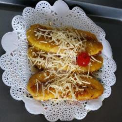 Pisang Penyet (coklat / Keju)