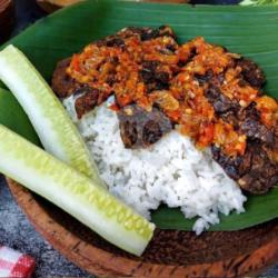 Nasi Paru Sambel Bawang