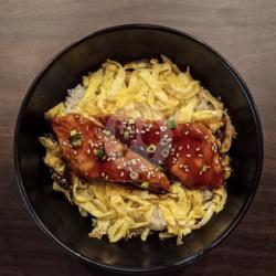 Grilled Salmon Donburi
