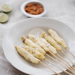 Sate Daging Ayam Telur Gulung