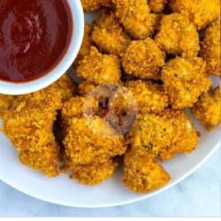 Popcorn Chiken Saus Keju