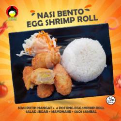 Nasi Bento - Shrimp Roll