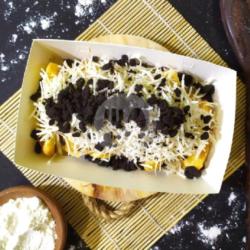 Pisang Goreng Topping Keju Oreo Susu