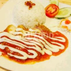 Nasi Ayam Mayones   Es Teh Manis