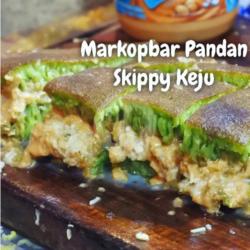 Pandan Skippy Keju Gratis Tipis Kering Dark Choco