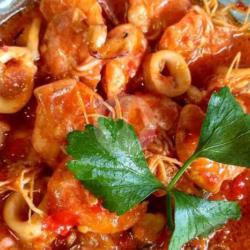 Mix Cumi   Udang   Es Teh