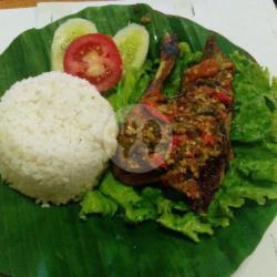 Tepong Bebek Penyet Sambal Merah