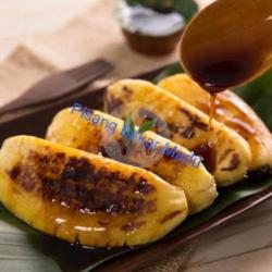 Pisang Bakar Madu   Susu (skm)