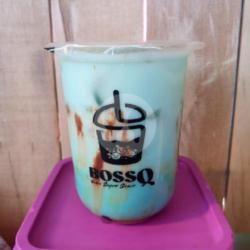 Bubble Gum Milk Boba ( Size Medium )