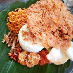 Nasi Uduk Telur Dadar Barendo