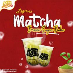 Matcha Brown Sugar Boba   Cheese Cream