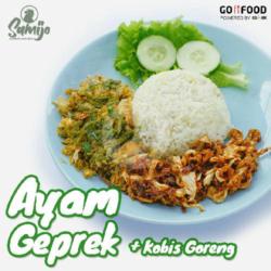 Paket Nasi Ayam Geprek   Kobis Goreng