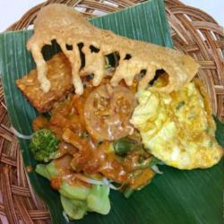 Pecel Telor Dadar ( Tanpa Nasi )