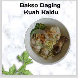 Bakso Daging Kuah Kaldu