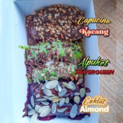 Coklat  Almond, Alpukat Silverqueen, Capucino  Kacang