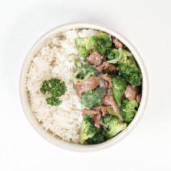 Nasi Broccoli Cah Sapi