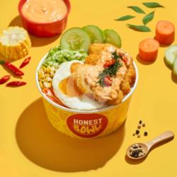 Salted Egg Fish Katsu Bowl