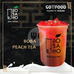 Boba Peach Tea