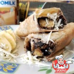 Kebab Pisang Coklat Keju Lumer