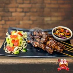 Sate Babi / Pork Satay (sambal Kecap Bawang)