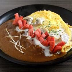 Sausage Mushroom Curry Rice