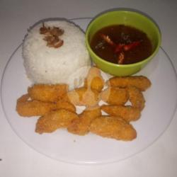 Nasi Chicken Rendang