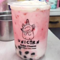 Cotton Candy Boba Cheese Large