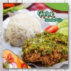 Paket Nasi Sambal Ijo (sayap / Pahabawah)