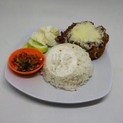 Nasi Ayam Mozzarella