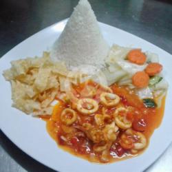 Nasi Cumi Rica-rica