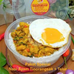 Nasi   Ayam Tinorangsak   Telur