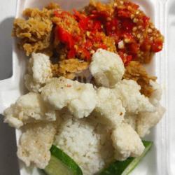 Ayam Geprek Nasi Free Topping