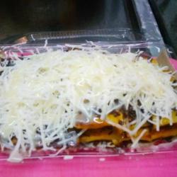 Pisang Bakar Di Kasih Selai Kacang Coklat Susu Keju