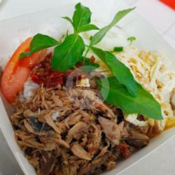 Nasi Tongkol Suwir Pedas