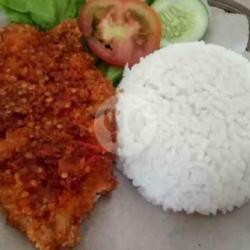 Nasi Chiken Katsu Geprek